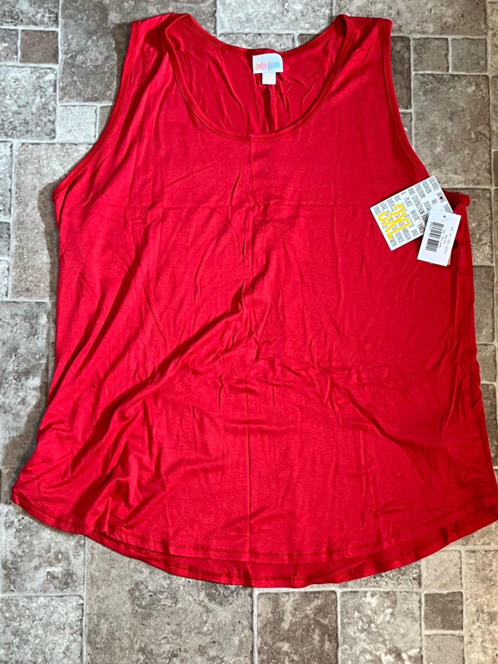 NWT 3X LuLaRoe Red Tank Top